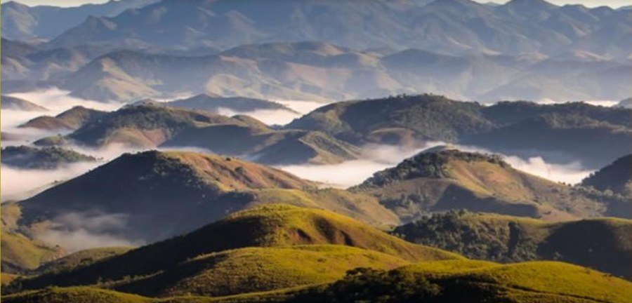 Serra da Beleza vista da estrada de acesso