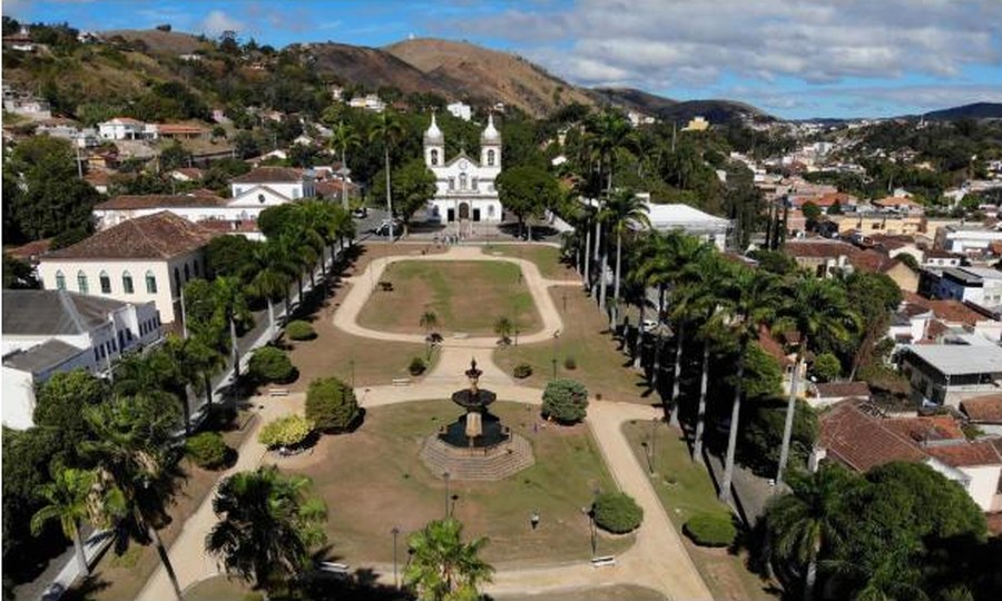 Praça Barão de Campo Belo, em Vassouras